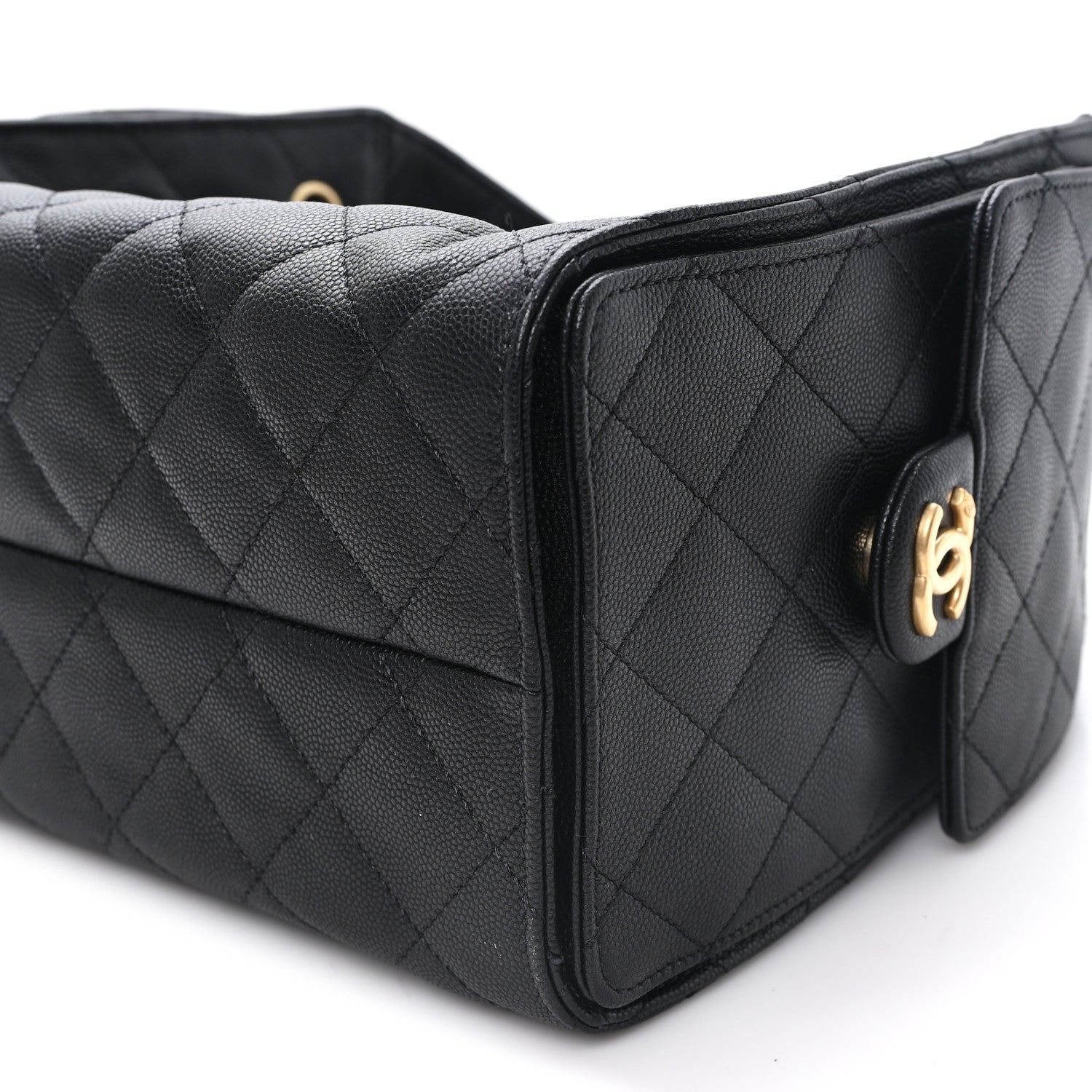 Chanel Caviar Quilted Small Chanel 25 Handbag Black 10 of 10