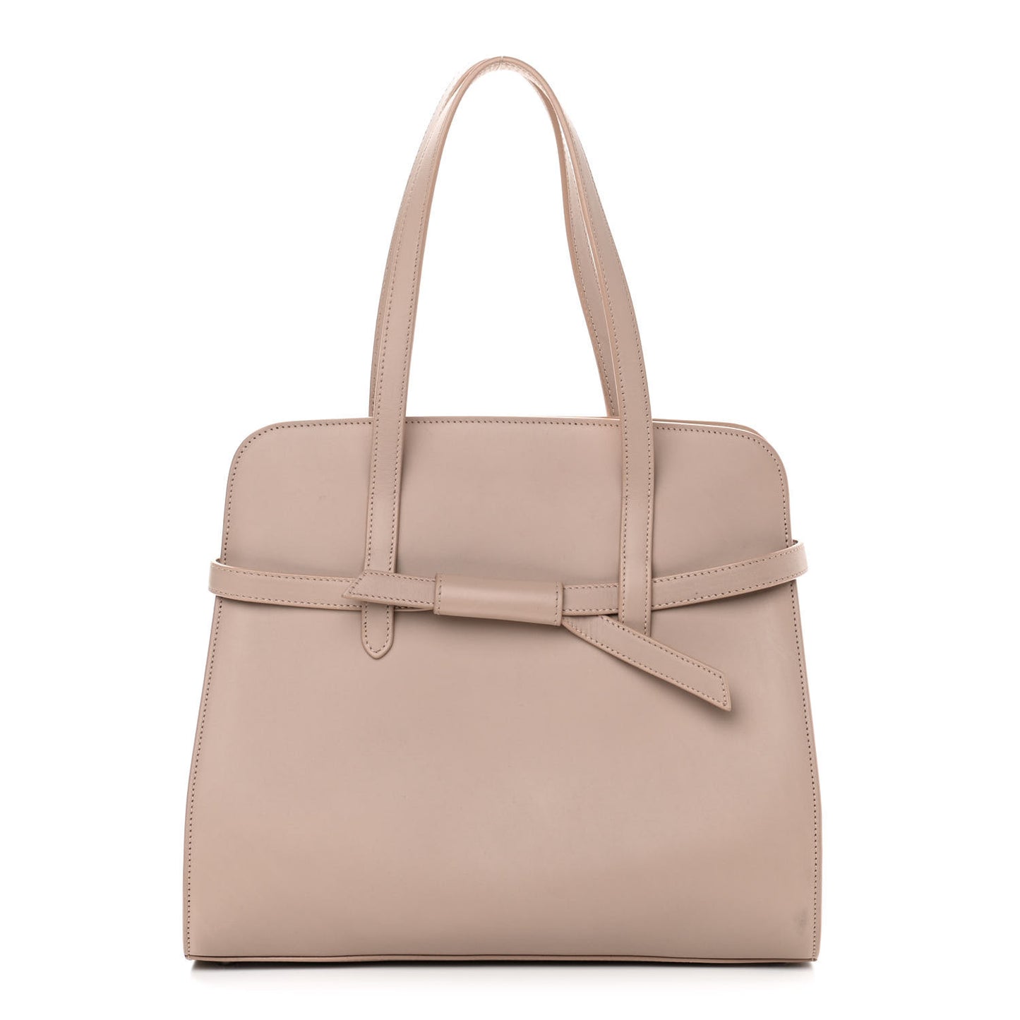 Calfskin Belt Shoulder Bag Sable