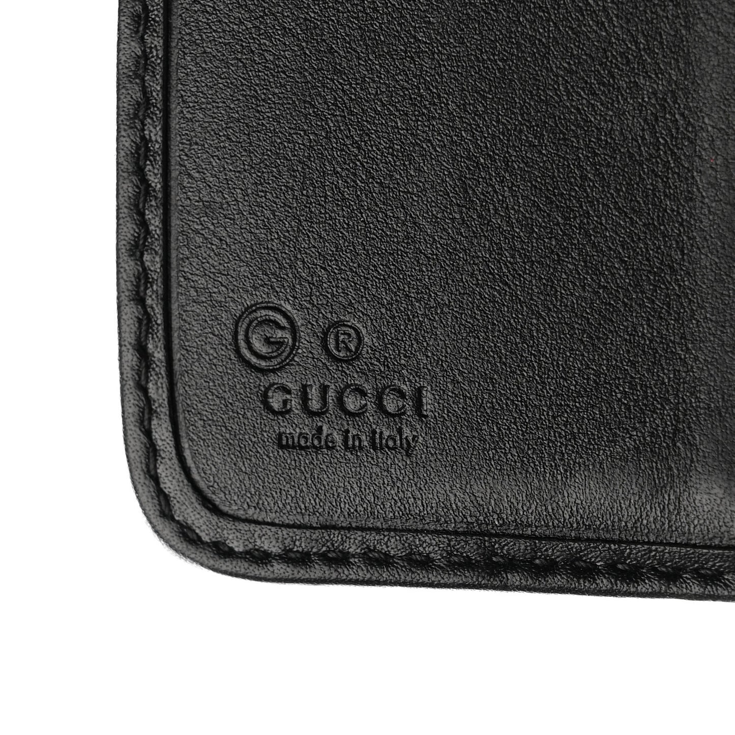 Microguccissima Compact Wallet Black