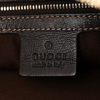 Gucci Monogram Web Studded Pelham Shoulder Bag Dark Brown 6 of 12