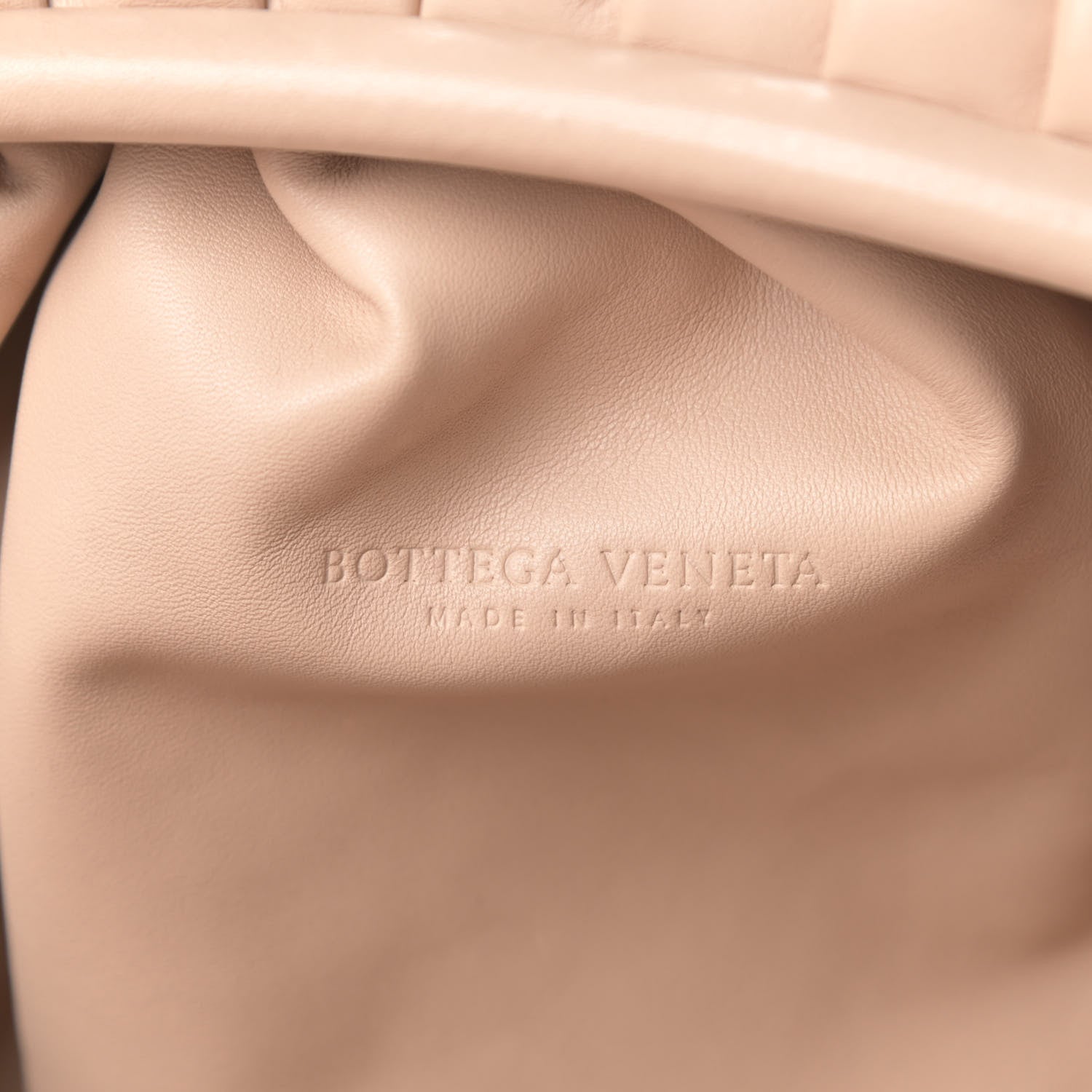 Bottega Veneta Smooth Butter Calf The Pouch Oversized Clutch Nude 6 of 9