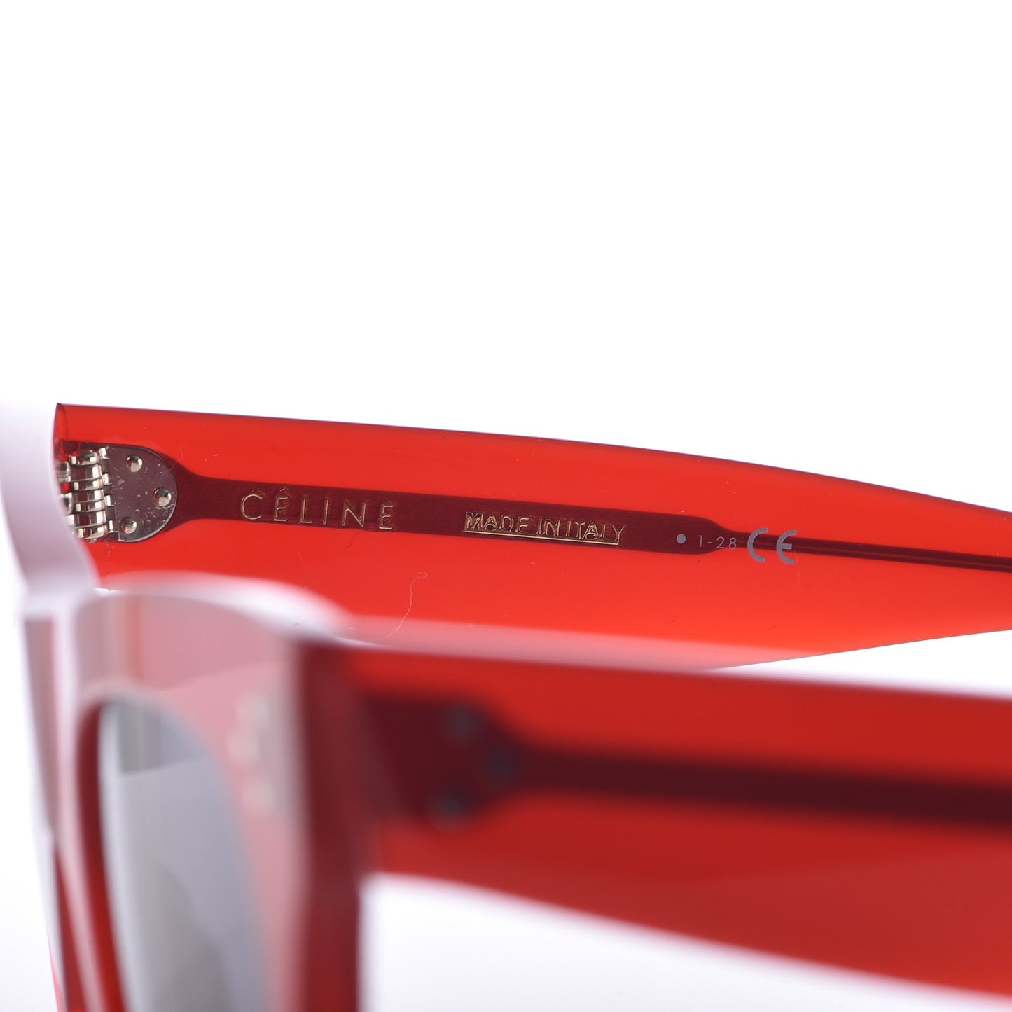 Acetate Cat Eye Sunglasses CL400161 Red