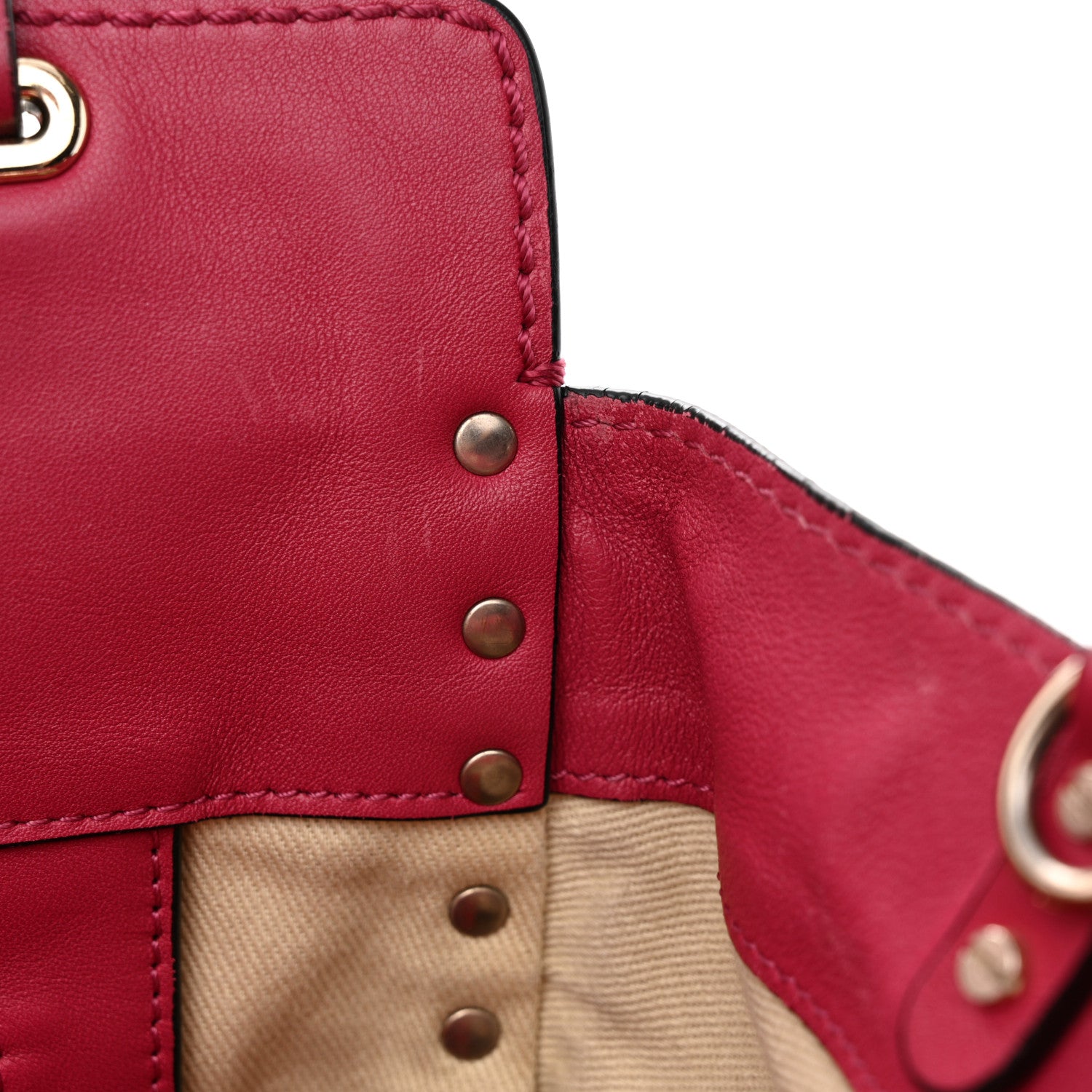 Valentino Garavani Vitello Small Rockstud Tote Cyclamin 12 of 12