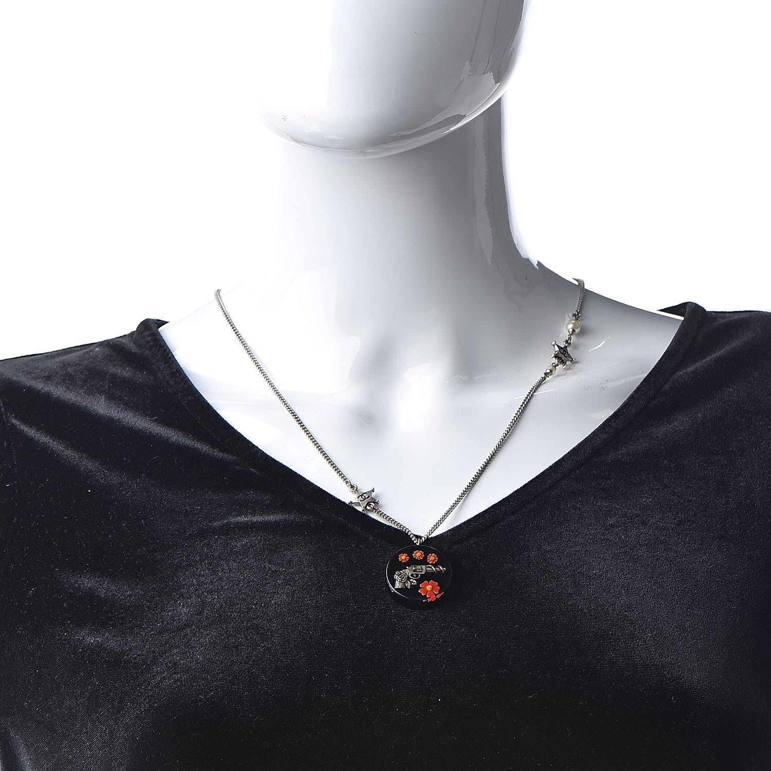 Chanel Resin Pearl CC Paris Dallas Necklace Multicolor 2 of 6