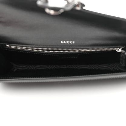 Gucci Satin Crystal Small Dionysus Shoulder Bag Black 5 of 11