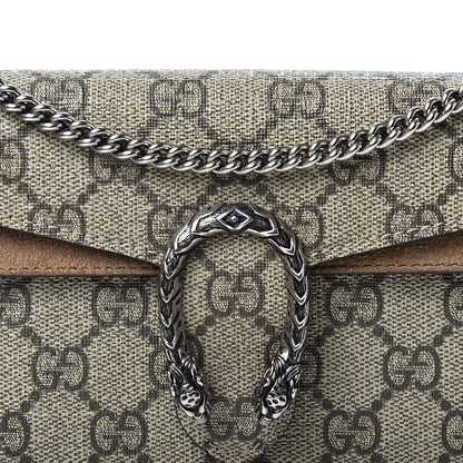 Gucci GG Supreme Monogram Super Mini Dionysus Shoulder Bag Taupe 6 of 9