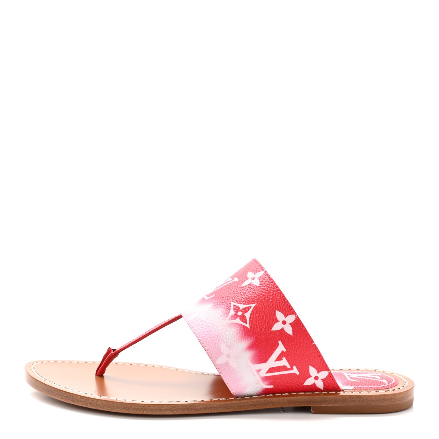 Monogram Escale Palma Sandals 37.5 Rouge