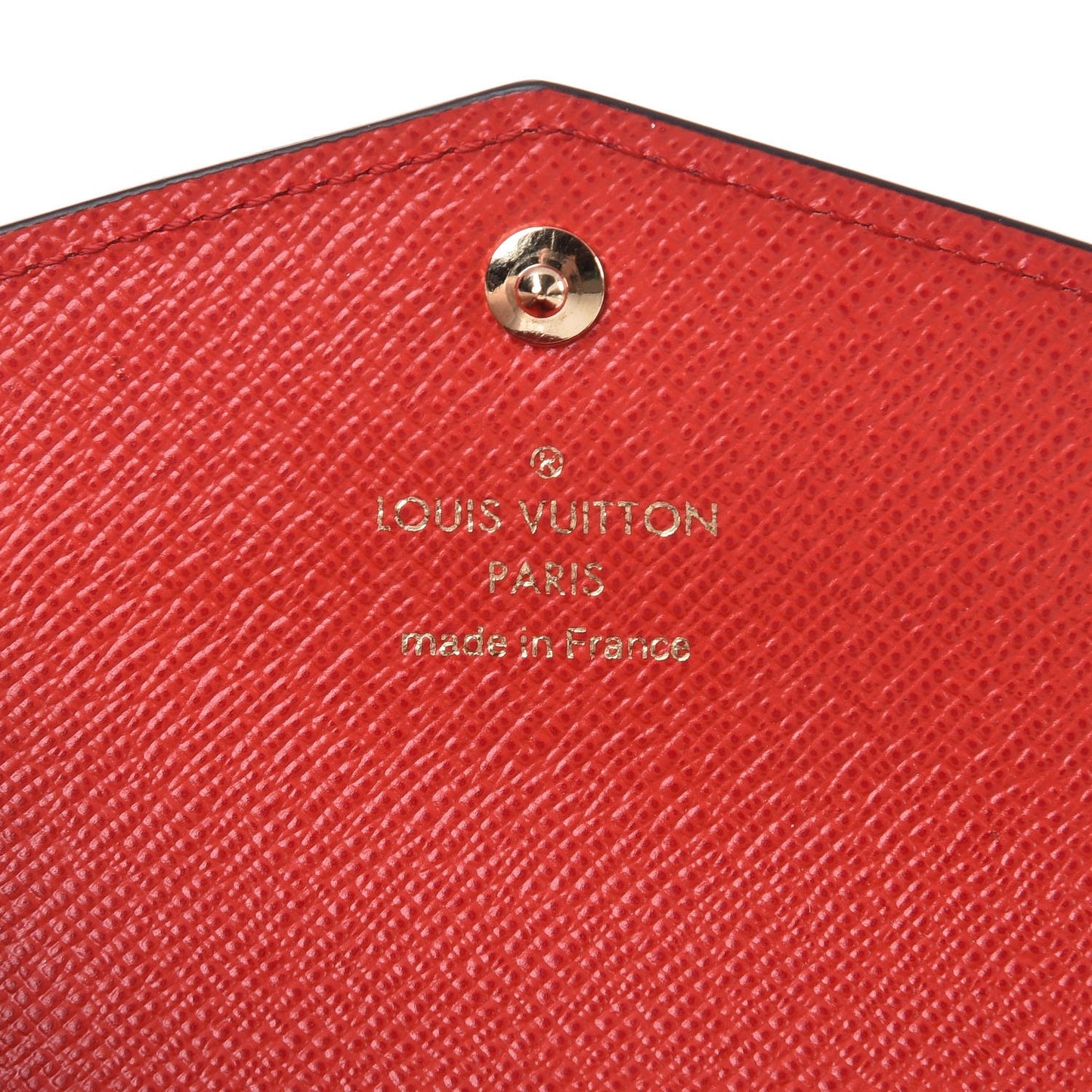 Monogram Sarah Multicartes Coquelicot