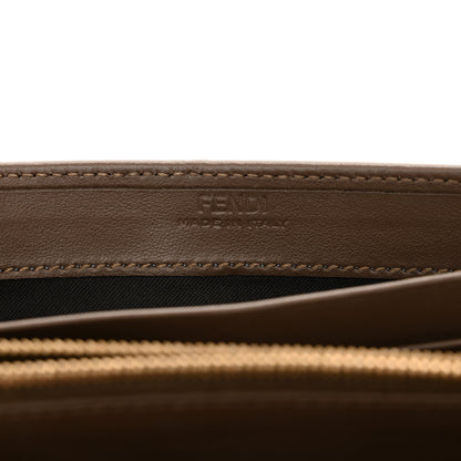 Fendi Vitello Soft FF Diamonds Continental Envelope Wallet On Chain Maya Black 7 of 14