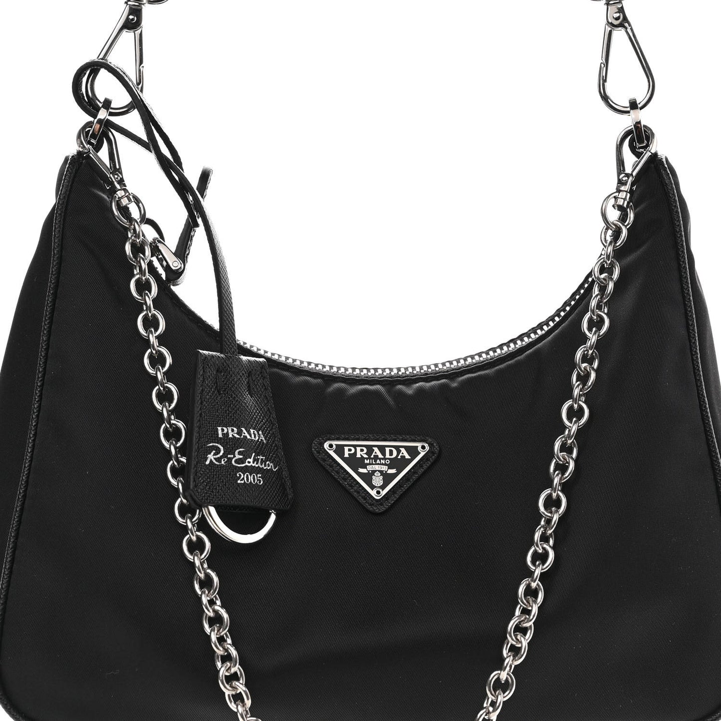 Nylon Re-Edition 2005 Shoulder Bag Black