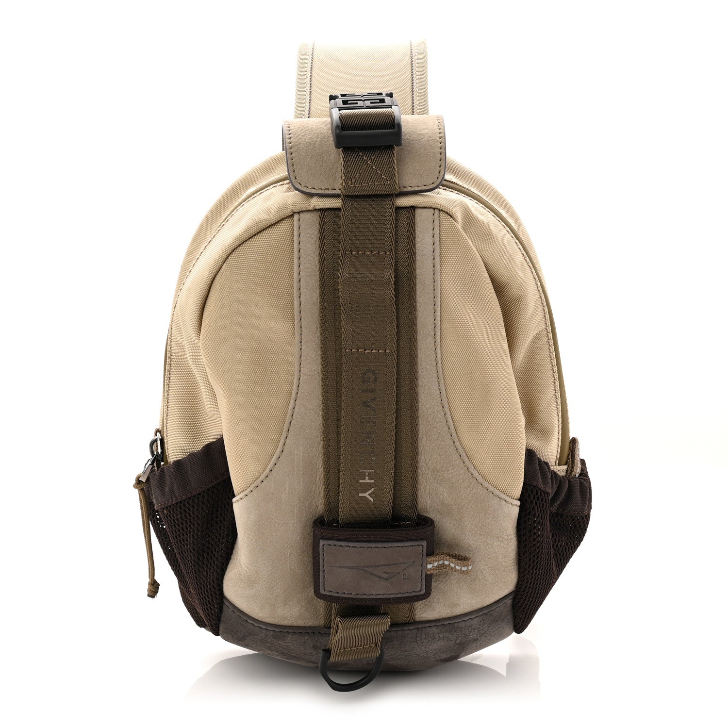 Givenchy Nylon Nubuck G-Trail Small Sling Bag Taupe Anthracite Sand 1 of 9