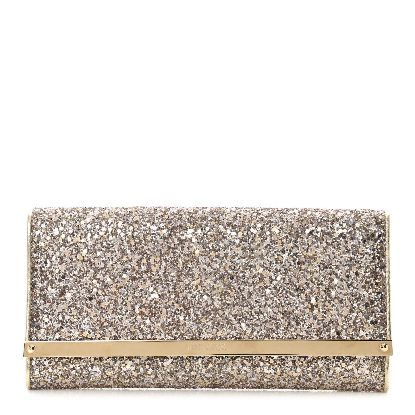 Glitter Clutch Gold