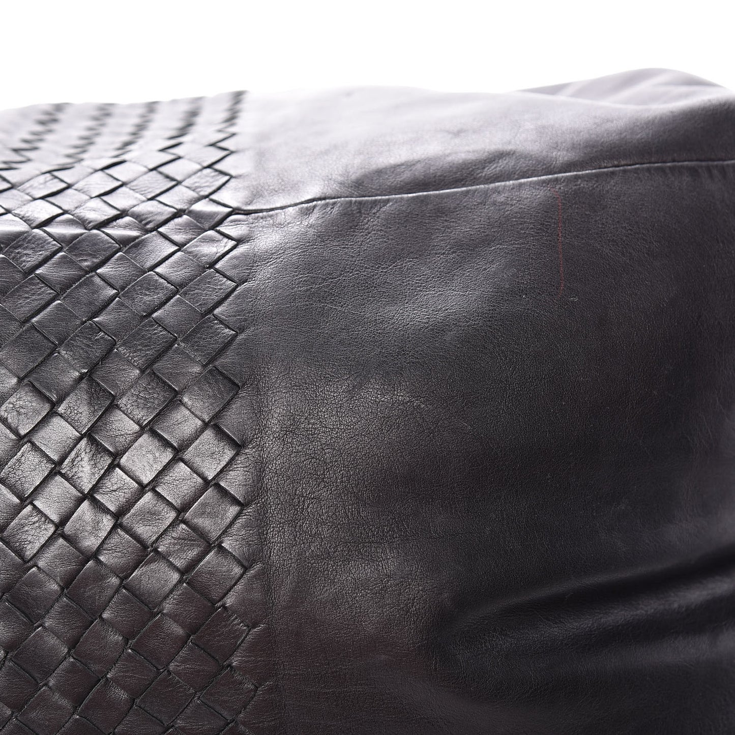 Light Calf Intrecciato Duffle Black