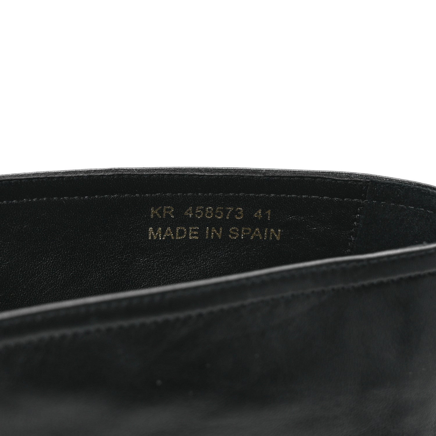 Saint Laurent Lambskin Monogram Espadrilles 41 Black 8 of 9