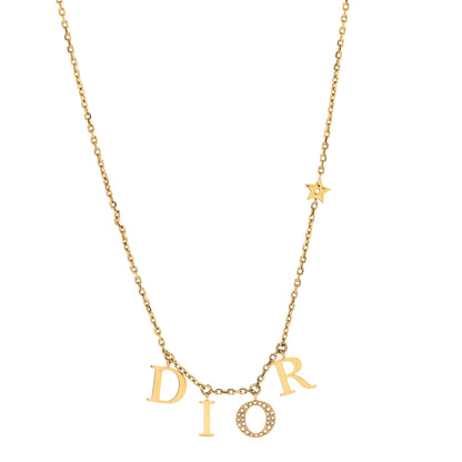 Christian Dior Crystal Dio(r)evolution Necklace Gold 1 of 6