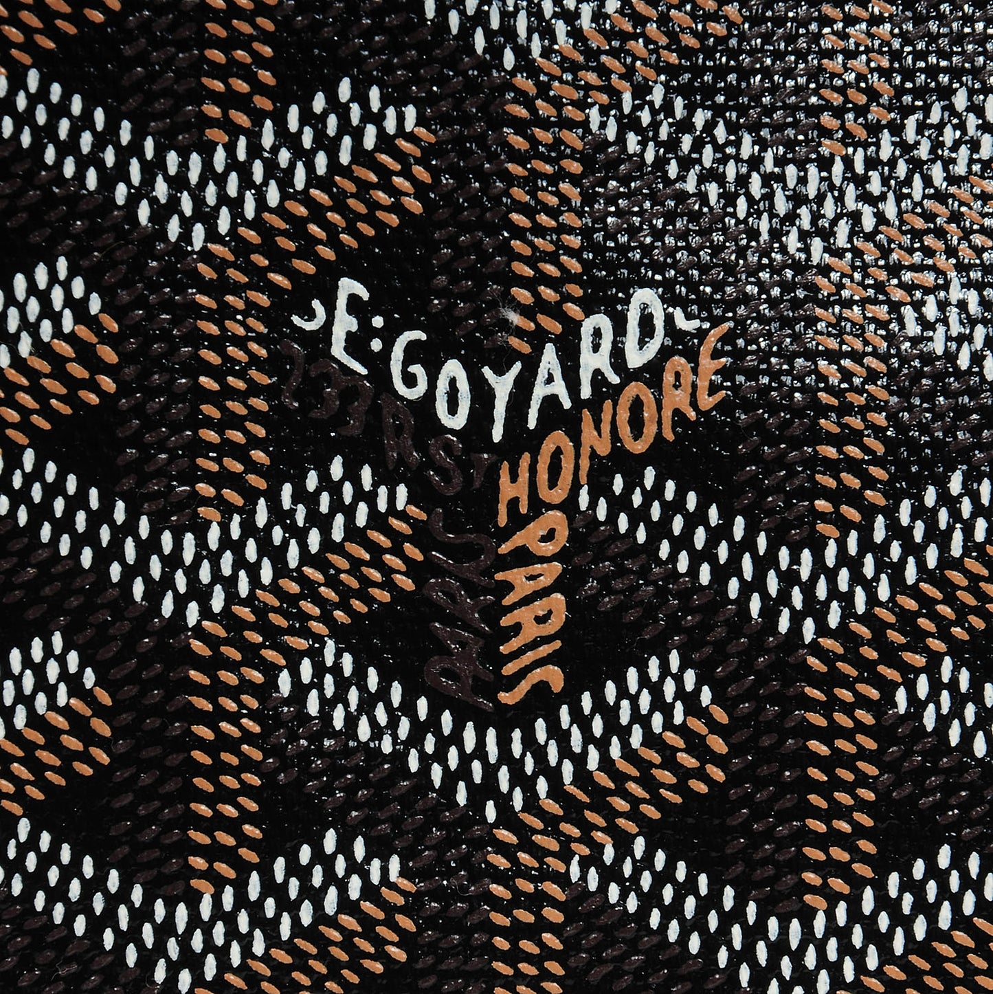 Goyardine Saint Louis PM Black Gold