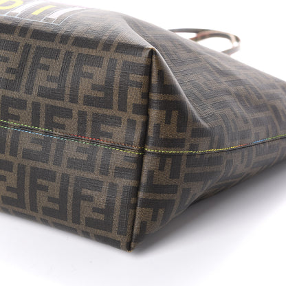 Fendi Zucca Spalmati Print Large Roll Tote Tobacco Multicolor 9 of 22
