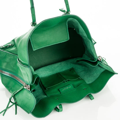 Balenciaga Veau Papier A4 Zip Around Tote Pomme 5 of 7