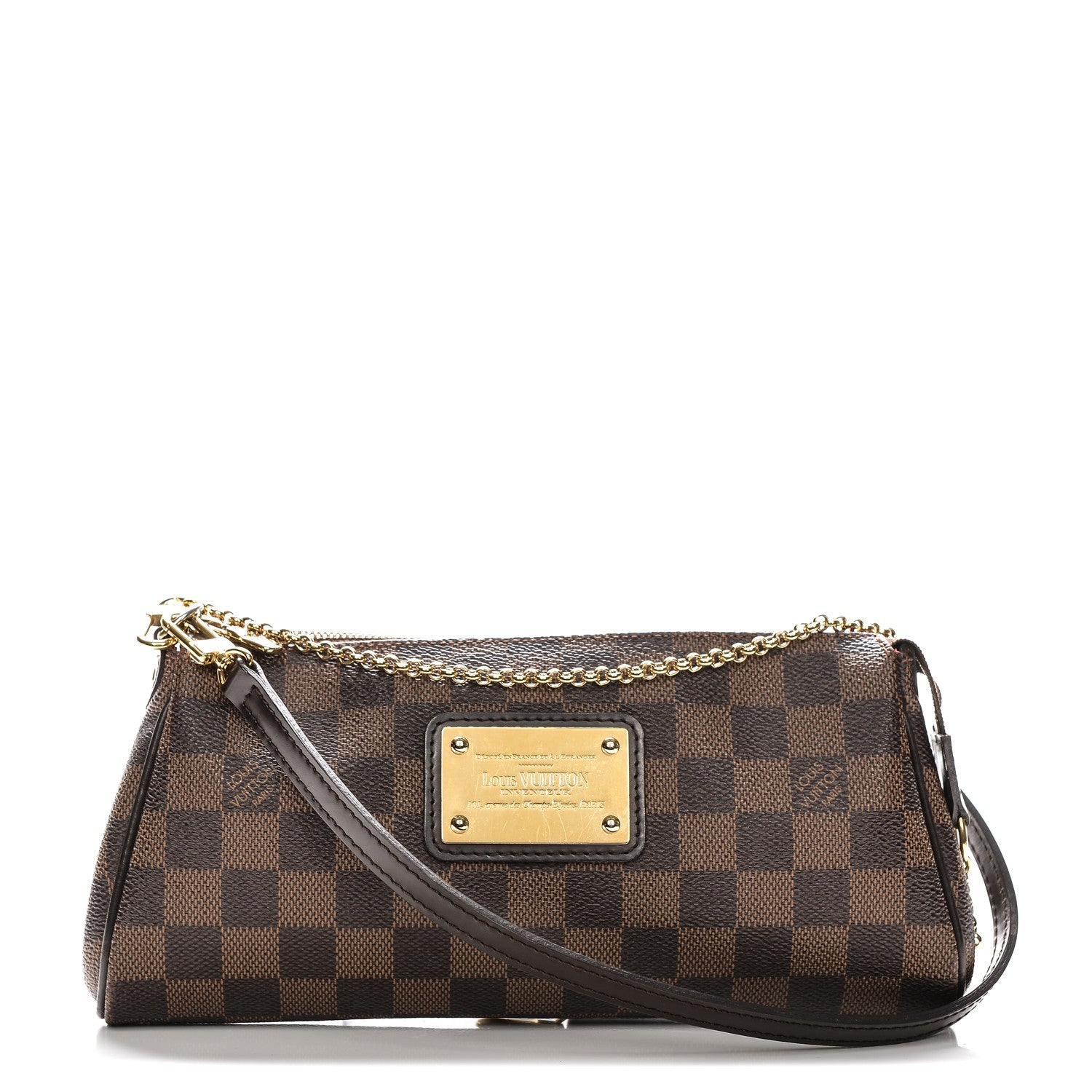 Louis Vuitton Damier Ebene Eva Clutch 1 of 6