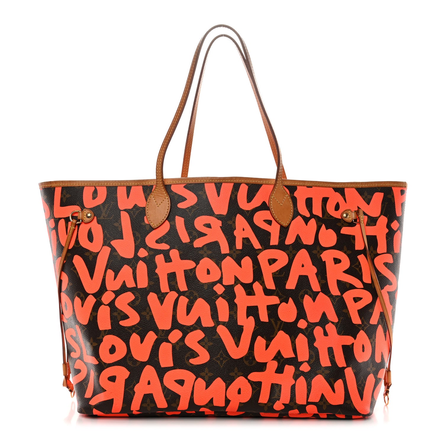 Louis Vuitton Monogram Graffiti Neverfull GM Orange 1 of 12