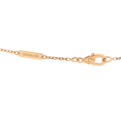 Van Cleef & Arpels 18K Yellow Gold Mother of Pearl Vintage Alhambra Pendant Necklace 4 of 5