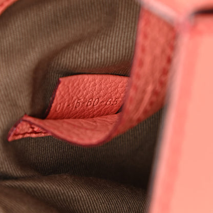 Chloe Calfskin Mini Marcie Round Crossbody Bag Coral Pop 7 of 15