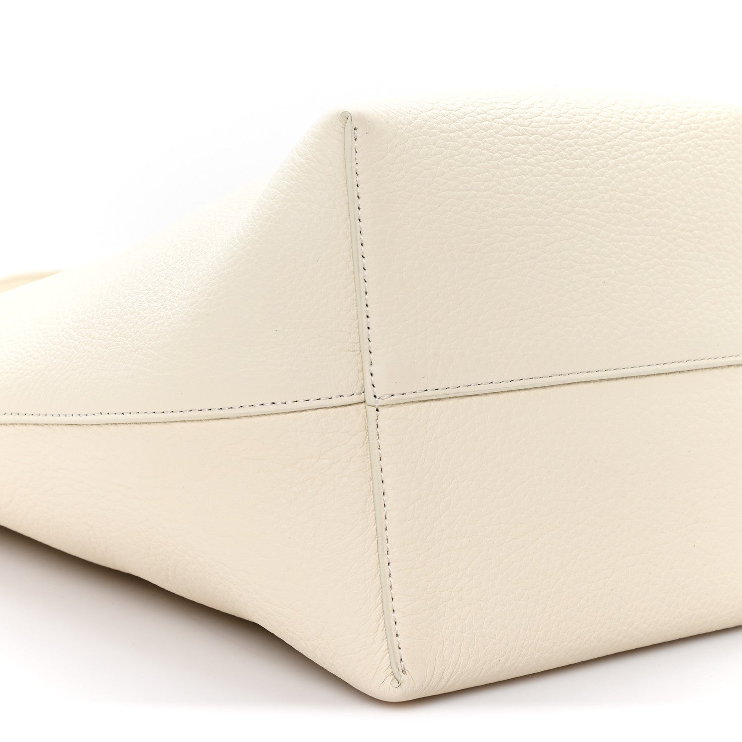 The Row Grained Calfskin Medium N/S Park Tote Ivory 8 of 9