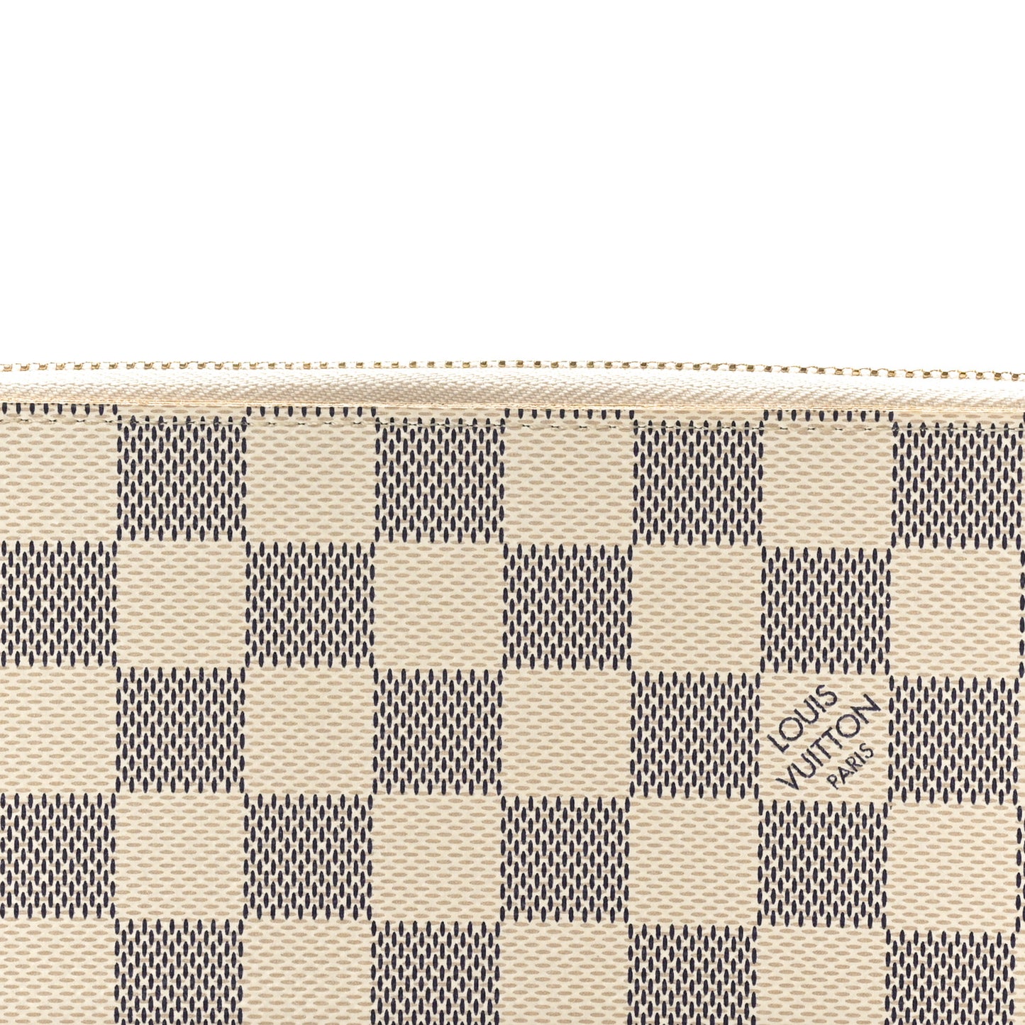 Damier Azur Clemence Wallet Rose Ballerine
