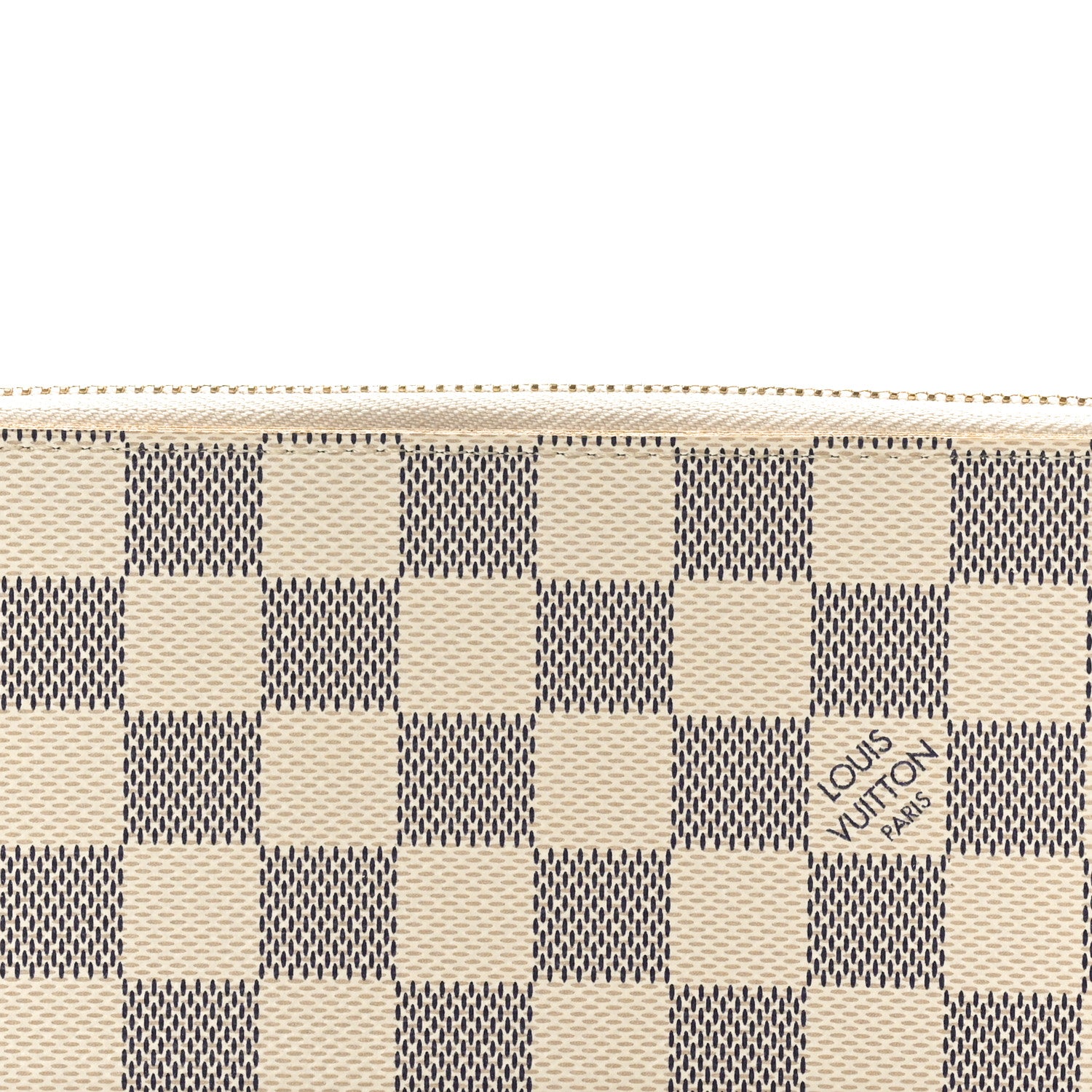 Louis Vuitton Damier Azur Clemence Wallet Rose Ballerine 7 of 8