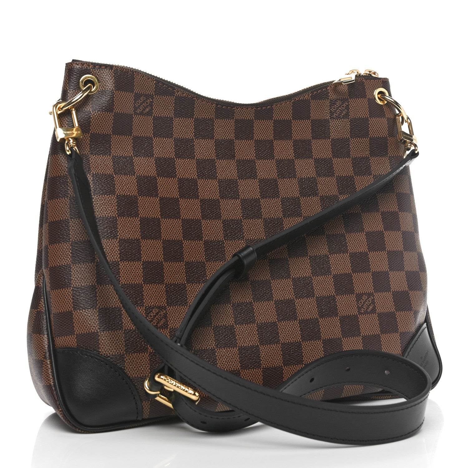 Louis Vuitton Damier Ebene Odeon MM Black 3 of 9