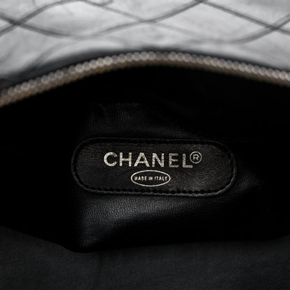 Chanel Calfskin Stitched CC Boston Black 6 of 16