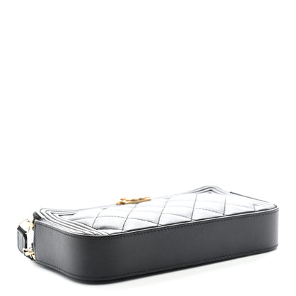 Chanel Lambskin Quilted Small Boy Clutch With Chain Black 4 of 14