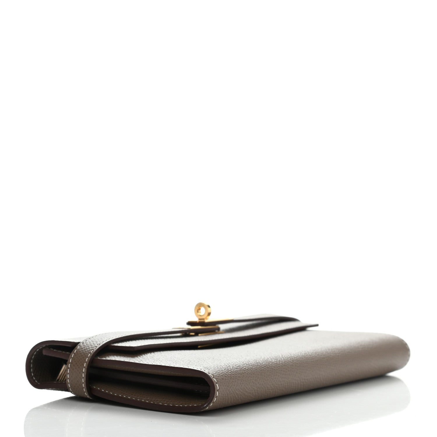Hermes Epsom Kelly Longue Wallet Etoupe 4 of 9