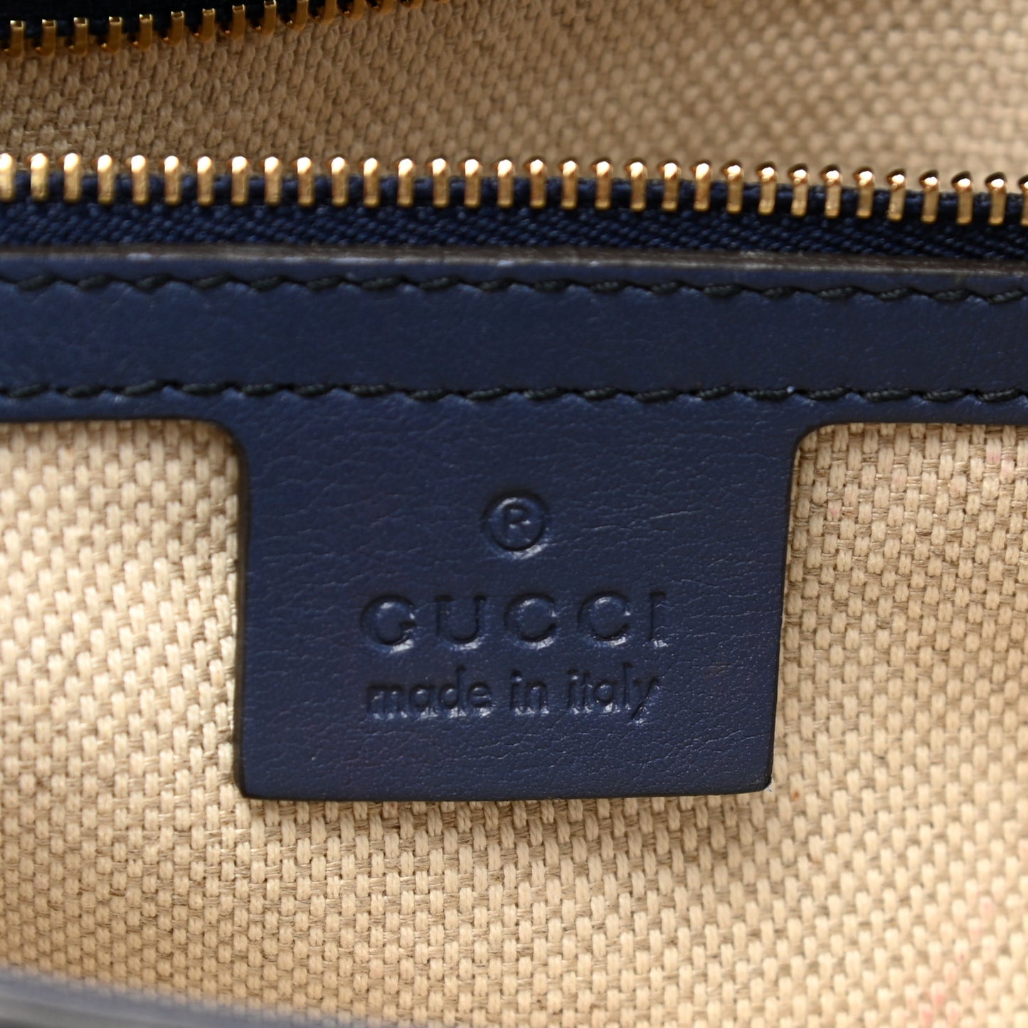 Soft Patent Medium Soho Clutch Uniform Blue
