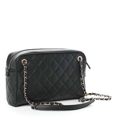 Chanel Caviar Quilted Medium In & Out Camera Case Black 3 of 10