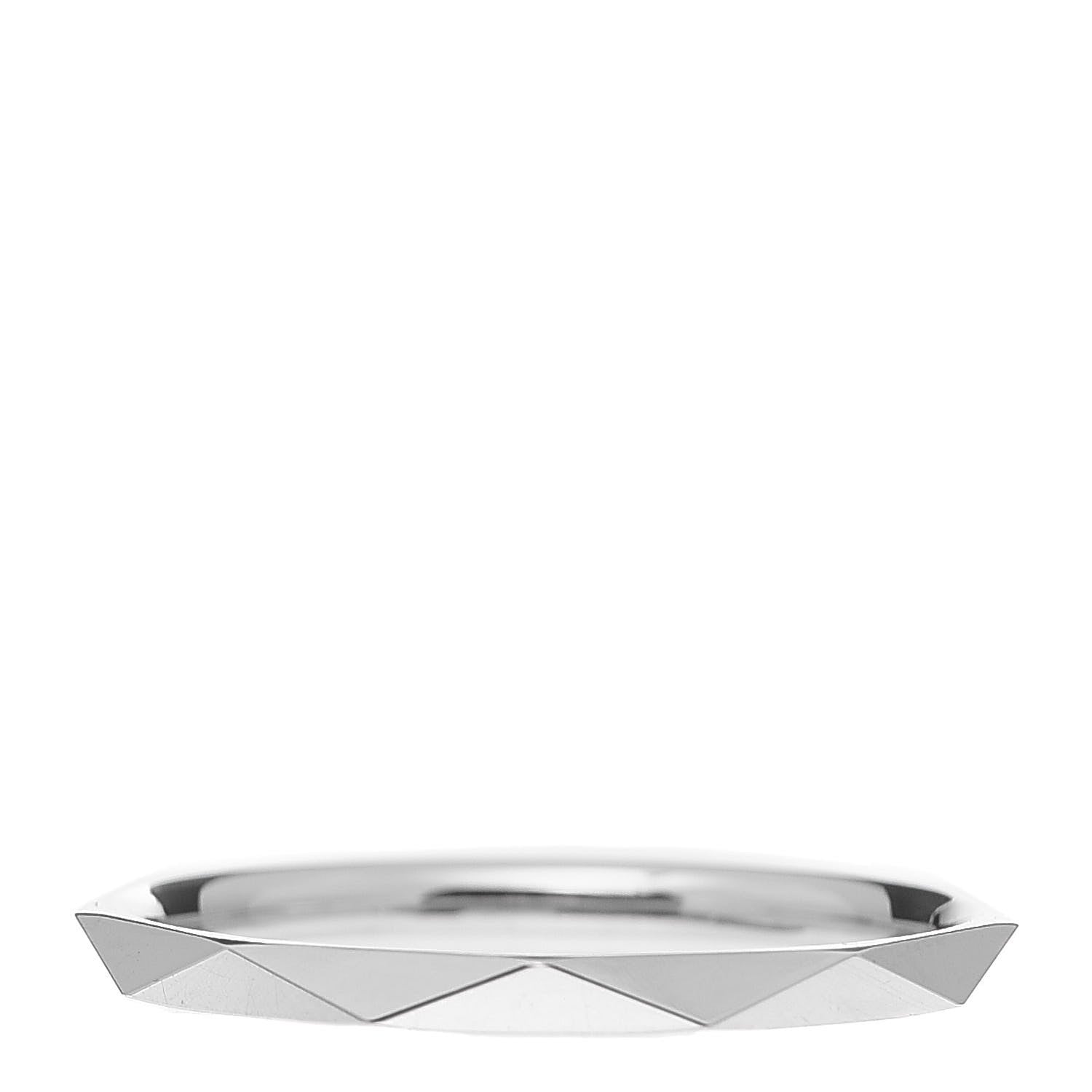 Graff 18K White Gold 2.3mm Laurence Graff Signature Wedding Band Ring 70 13 1 of 5