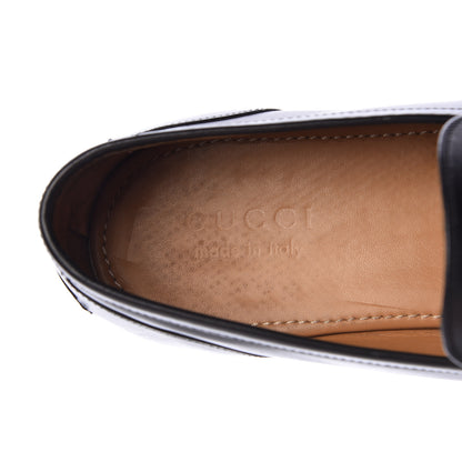 Gucci Calfskin Horsebit Mens Jordaan Loafers 11 Black 9 of 21