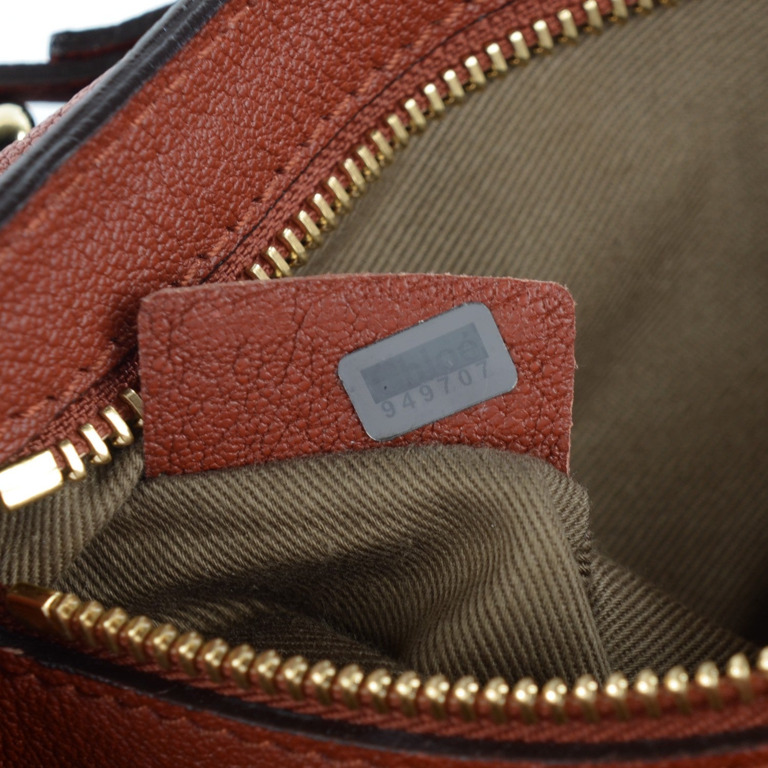 Chloe Calfskin Medium Elsie Satchel Whiskey 6 of 8