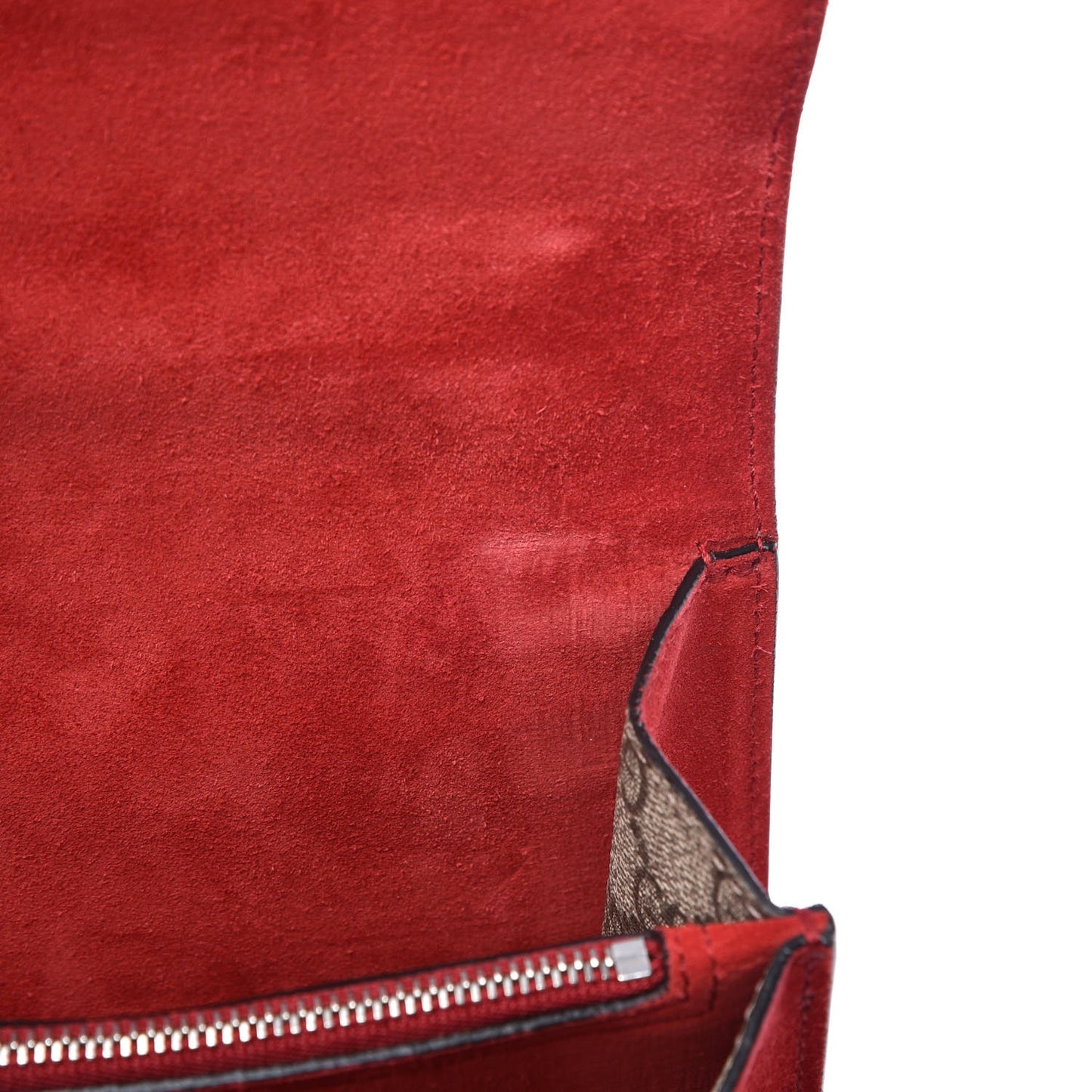GG Supreme Monogram Small Dionysus Shoulder Bag Red