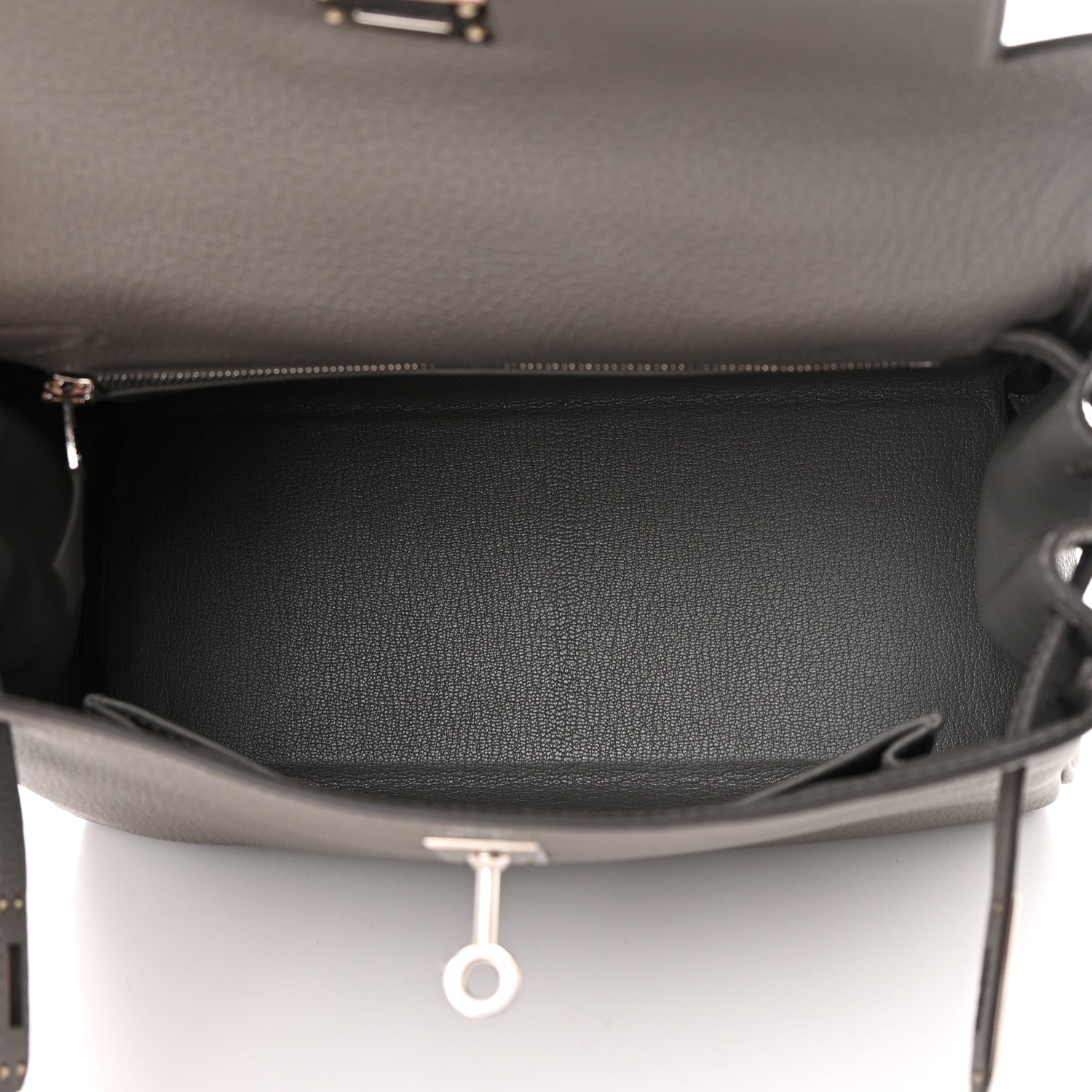 Hermes Togo Kelly Retourne 25 Gris Meyer 5 of 13