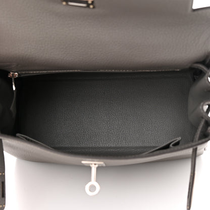 Hermes Togo Kelly Retourne 25 Gris Meyer 5 of 13