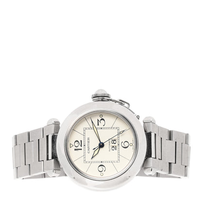 Cartier Stainless Steel 35mm Pasha C Big Date Automatic Watch 2 of 4