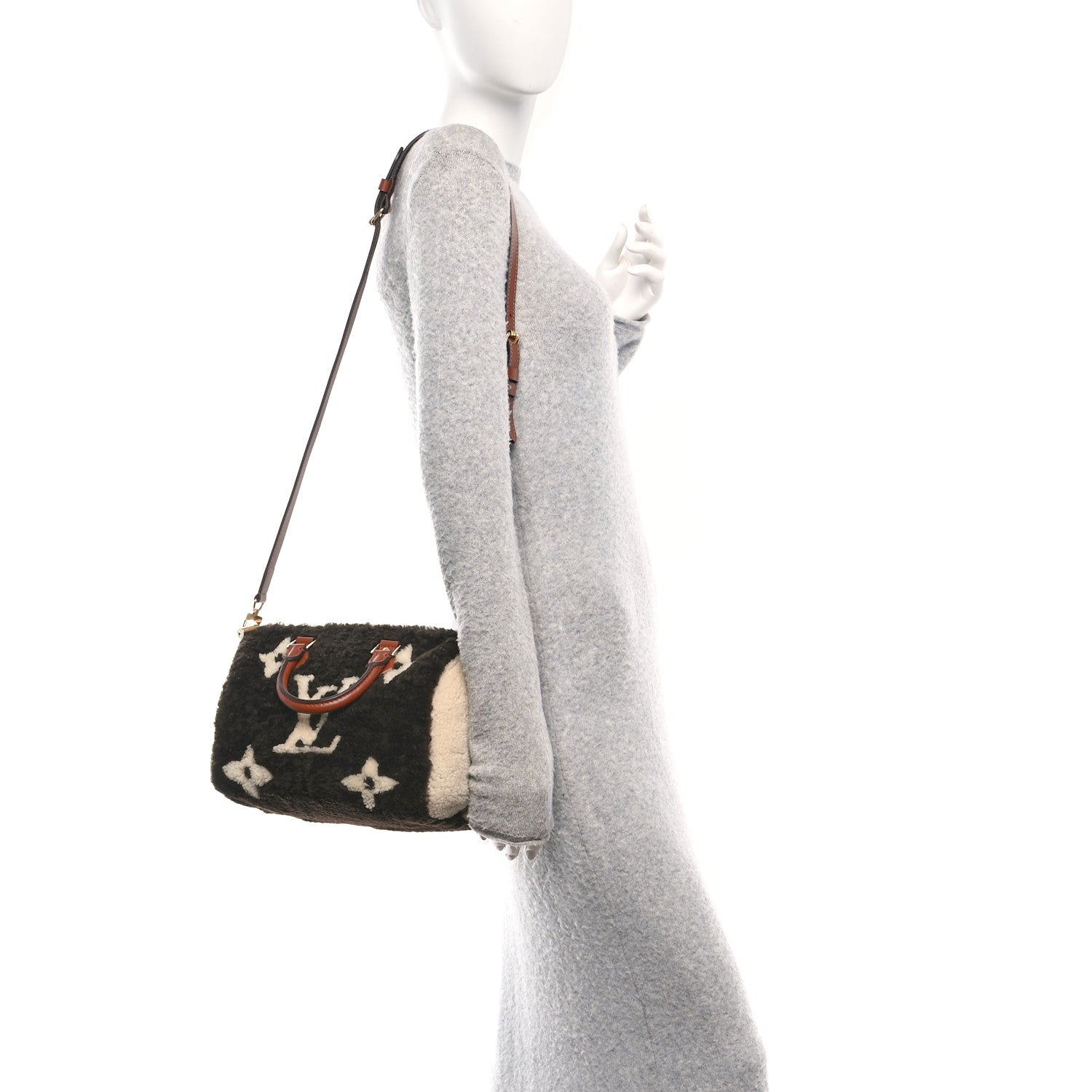 Louis Vuitton Monogram Teddy Speedy Bandouliere 25 2 of 10