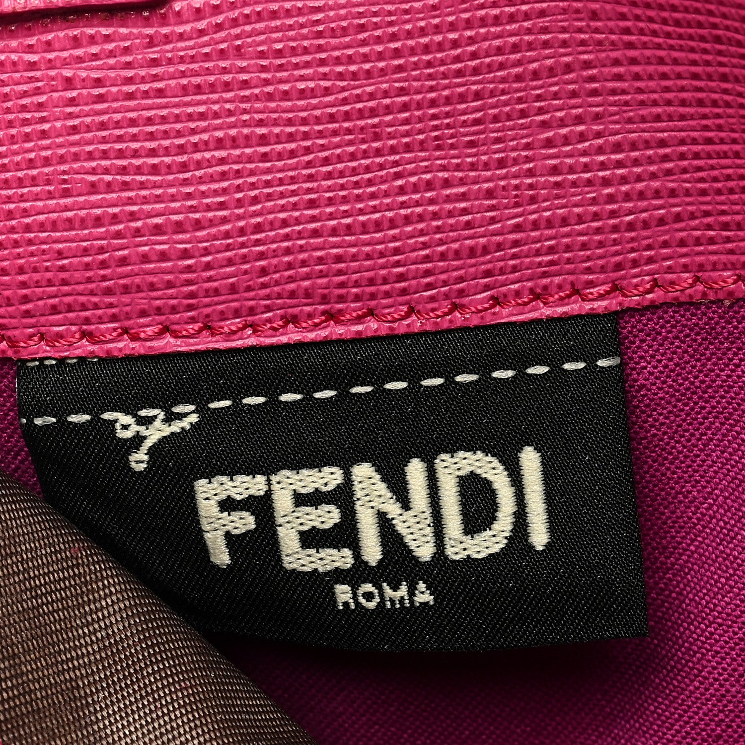 Fendi Vitello Elite Crystal Eye Monster Continental Wallet on Chain Bellini Multicolor 5 of 8