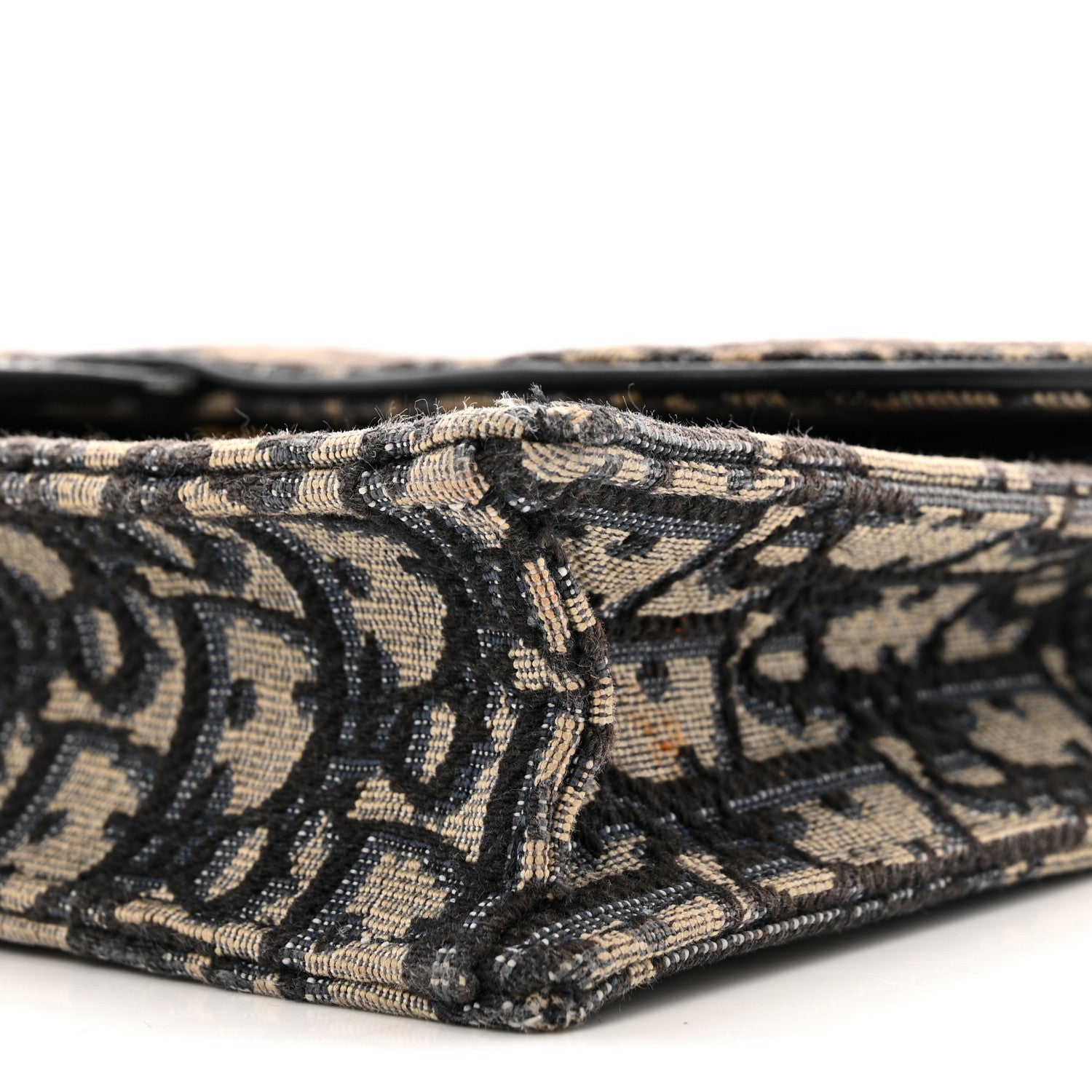Christian Dior Oblique Saddle Chain Pouch Blue 10 of 17