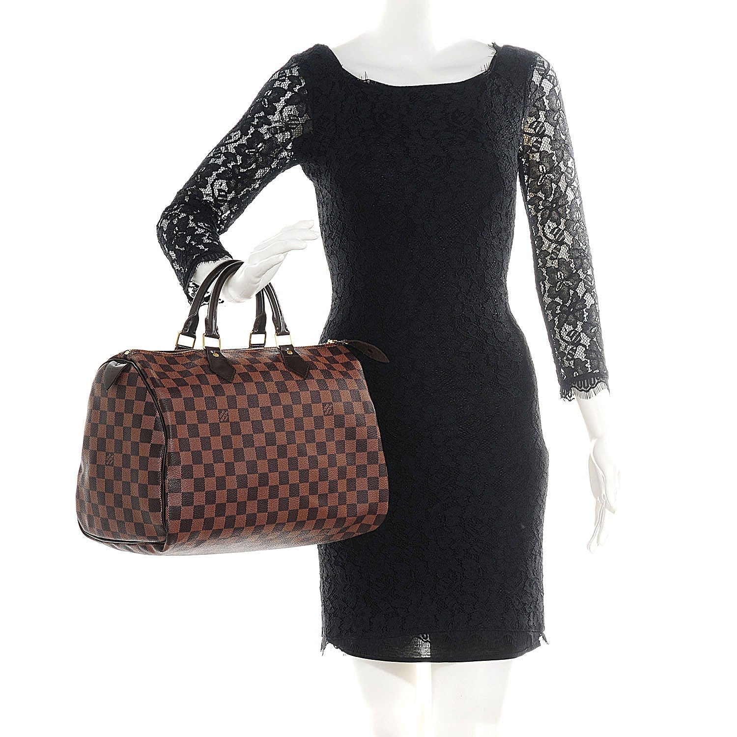 Louis Vuitton Damier Ebene Speedy 35 2 of 8