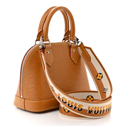 Louis Vuitton Epi Jacquard Alma BB Honey Gold 3 of 10
