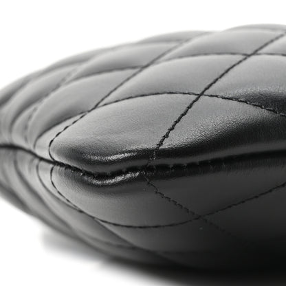 Chanel Lambskin Quilted Uniform Crossbody Bag Black 9 of 9