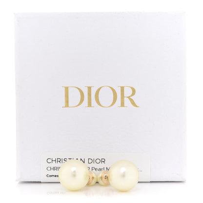 Christian Dior Pearl Mise En Dior Tribal Earrings Gold 5 of 5