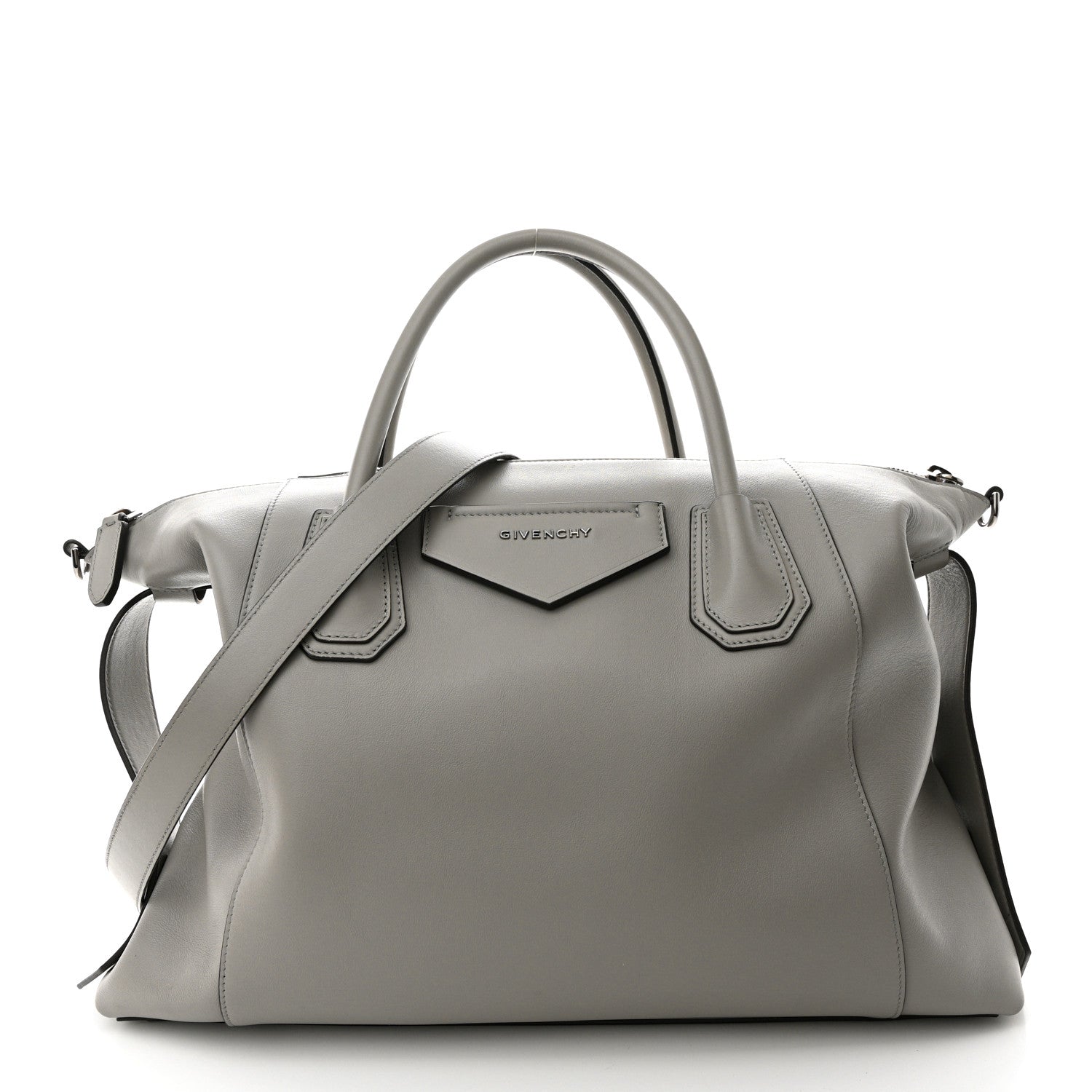 Givenchy Soft Calfskin Medium Soft Antigona Pearl Grey 1 of 14